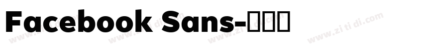 Facebook Sans字体转换